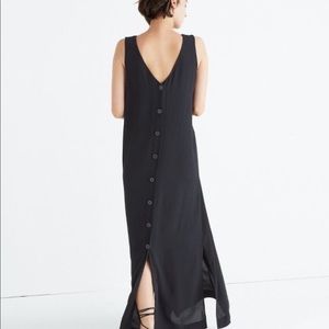 Madewell Lakeshore button back maxi dress